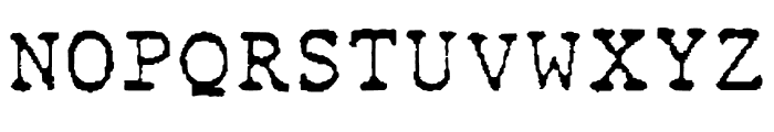 BladeRunnerScreenPlay Font UPPERCASE
