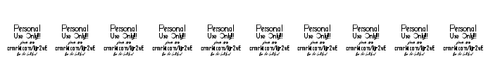 Bladog Personal Use Regular Font OTHER CHARS