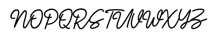 Blammingst Free Regular Font UPPERCASE