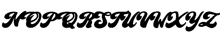 BlanksScriptPersonalUse-BdIt Font UPPERCASE