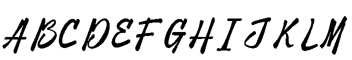 Blau Forte Font UPPERCASE