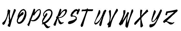 Blau Forte Font UPPERCASE