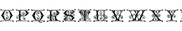 Blavicke Capitals Semi-expanded Regular Font UPPERCASE