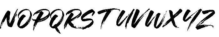 Blazing Hollow Personal Use Reg Font UPPERCASE