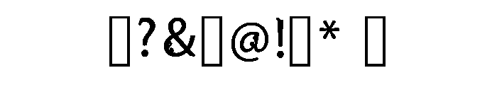 Bledeg Regular Font OTHER CHARS