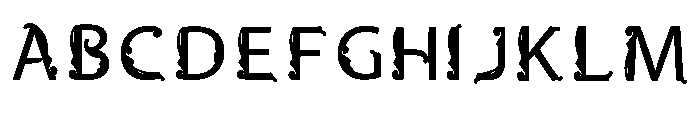 Bledeg Regular Font UPPERCASE