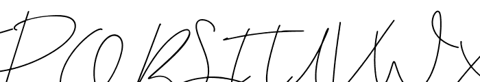 Blenheim Signature Font UPPERCASE