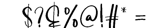 Blessed1 Font OTHER CHARS