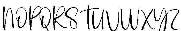 Blessed1 Font UPPERCASE