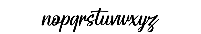 Blestive Script PERSONAL USE Regular Font LOWERCASE