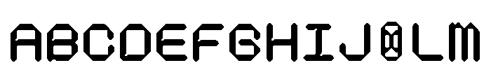 Bleu Feelin Mono Font UPPERCASE