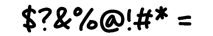 Bleu Salad Font OTHER CHARS