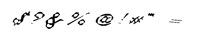 BlickerFeast Font OTHER CHARS