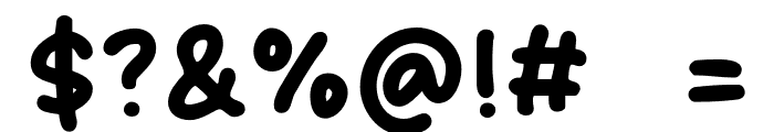 Blink Play Font OTHER CHARS