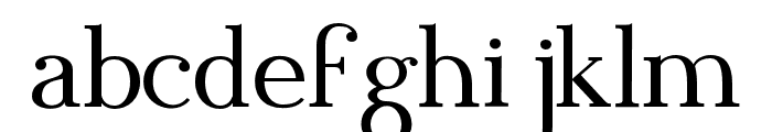 Blithedale Serif Font LOWERCASE