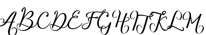 Blithen-Regular Font UPPERCASE