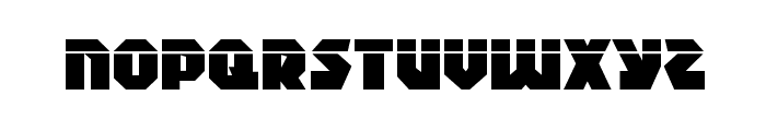 Blitzstrike Laser Regular Font UPPERCASE