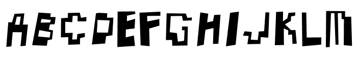 Blob Bomb Pixel Cartoon Font UPPERCASE