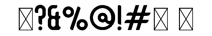 Blob Sans Font OTHER CHARS