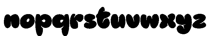 BlobAndHappy Font LOWERCASE