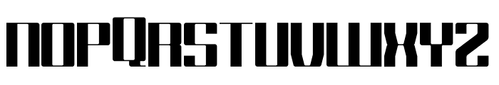 Block 17 Bold Font UPPERCASE