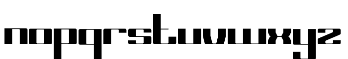Block 17 Bold Font LOWERCASE