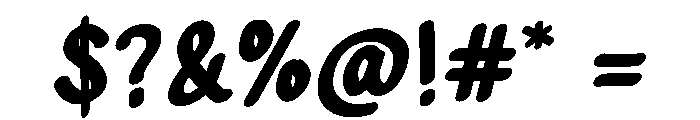 Block Squad Demo Font OTHER CHARS
