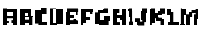 Block Ultimate Demo Font UPPERCASE