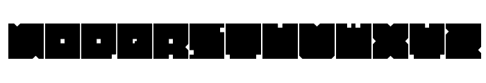 Block Font UPPERCASE
