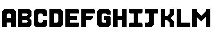 BlockTrain Regular Font UPPERCASE