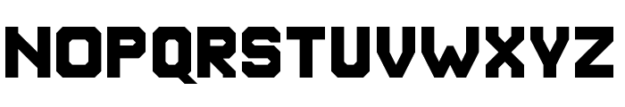 BlockTrain Regular Font UPPERCASE