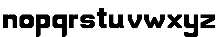 BlockTrain Regular Font LOWERCASE