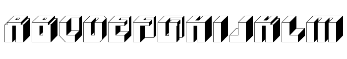 BlockUp Font LOWERCASE