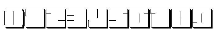 Blockman-outlined Font OTHER CHARS