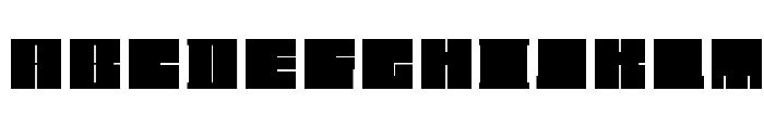 Blockman-solid Font LOWERCASE