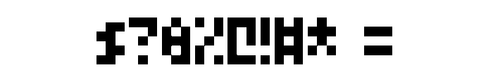 Blocko Font OTHER CHARS