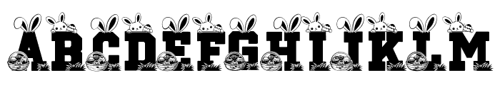 Blockton Easter Font UPPERCASE