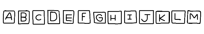 Blockway Regular Font LOWERCASE