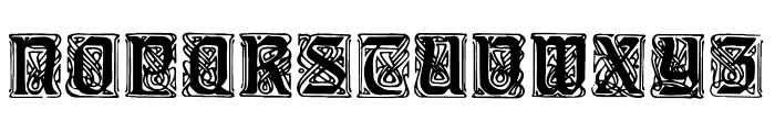 BlockyGothic Font UPPERCASE