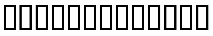 BlockyGothic Font LOWERCASE