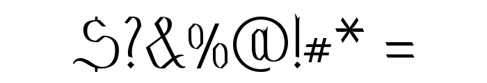 Blocus-Regular Font OTHER CHARS