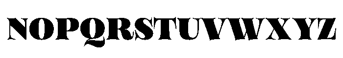 Bloemche All Caps Black Trial Font UPPERCASE