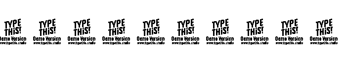 Bloemche All Caps Regular Trial Font OTHER CHARS
