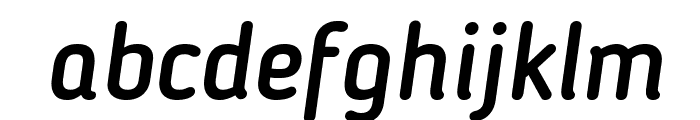 Blogger Sans Medium Italic Font LOWERCASE