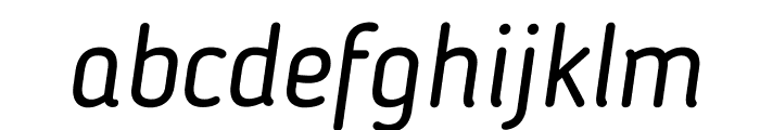 BloggerSans-Italic Font LOWERCASE