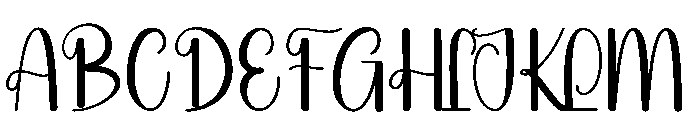 Blonde Barbie Font UPPERCASE