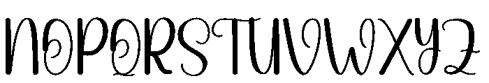 Blonde Barbie Font UPPERCASE