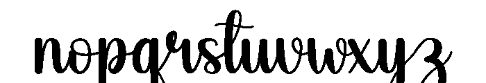 Blonde Barbie Font LOWERCASE