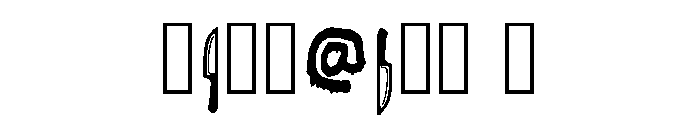 Blood Bath Regular Font OTHER CHARS