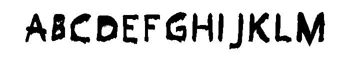 Blood Bath Regular Font UPPERCASE